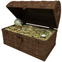 jewelry & treasure chest free transparent png image.