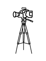 electronics & tripod free transparent png image.