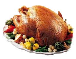 food & Turkey meat free transparent png image.