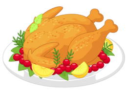 food & Turkey meat free transparent png image.