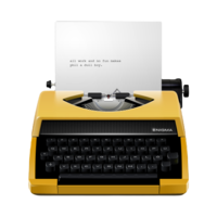 technic & typewriter free transparent png image.