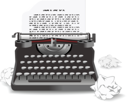 technic & typewriter free transparent png image.