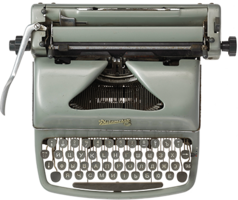 technic & Typewriter free transparent png image.