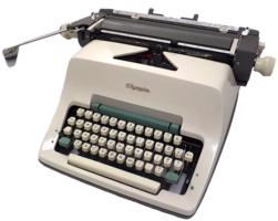 technic & Typewriter free transparent png image.