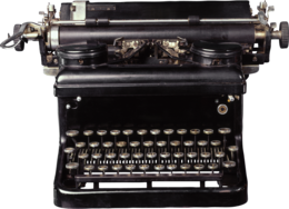 technic & Typewriter free transparent png image.