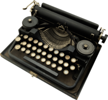 technic & Typewriter free transparent png image.