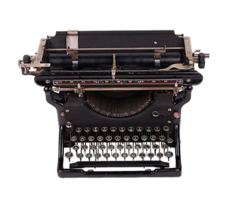 technic & Typewriter free transparent png image.