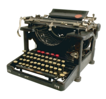 technic & Typewriter free transparent png image.