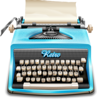 technic & Typewriter free transparent png image.