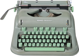 technic & Typewriter free transparent png image.