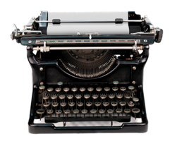 technic & Typewriter free transparent png image.