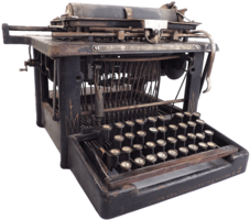 technic & Typewriter free transparent png image.