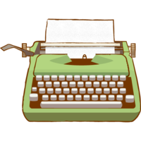 technic & typewriter free transparent png image.