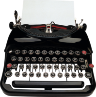 technic & typewriter free transparent png image.