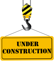 words phrases & Under construction free transparent png image.