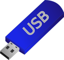 electronics & USB flash free transparent png image.