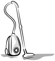 electronics & Vacuum cleaner free transparent png image.