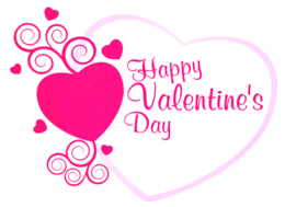 holidays & Happy Valentines Day free transparent png image.