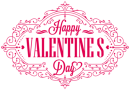 holidays & Happy Valentines Day free transparent png image.