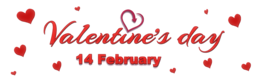 holidays & Happy Valentines Day free transparent png image.