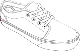 clothing & Vans free transparent png image.