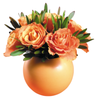 flowers & Vase free transparent png image.