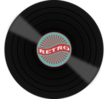 objects & vinyl record free transparent png image.