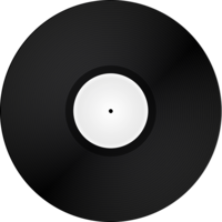 objects & Vinyl record free transparent png image.