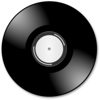 objects & vinyl record free transparent png image.
