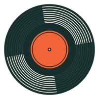 objects & Vinyl record free transparent png image.