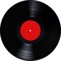 objects & vinyl record free transparent png image.