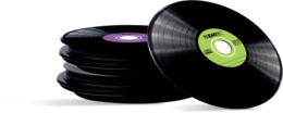 objects & vinyl record free transparent png image.