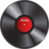 objects & vinyl record free transparent png image.