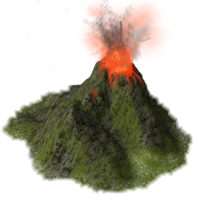 nature & volcano free transparent png image.