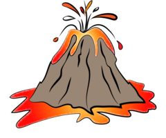 nature & volcano free transparent png image.