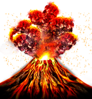 nature & volcano free transparent png image.