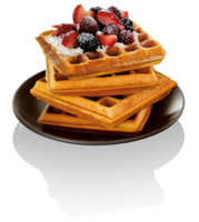 food & Waffle free transparent png image.