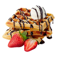 food & waffle free transparent png image.