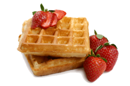 food & Waffle free transparent png image.