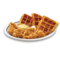 food & Waffle free transparent png image.