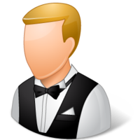 people & waiter free transparent png image.