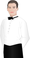 people & waiter free transparent png image.