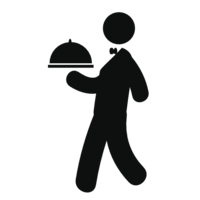 people & waiter free transparent png image.