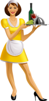 people & waiter free transparent png image.