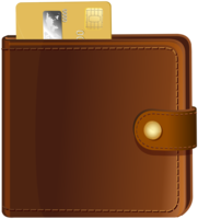 clothing & wallets free transparent png image.