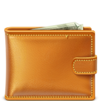 clothing & Wallets free transparent png image.