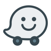 logos & waze free transparent png image.