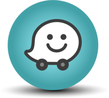 logos & waze free transparent png image.