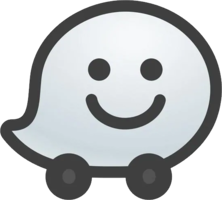 logos & waze free transparent png image.