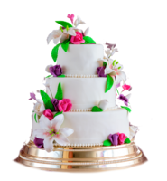 food & Wedding cake free transparent png image.